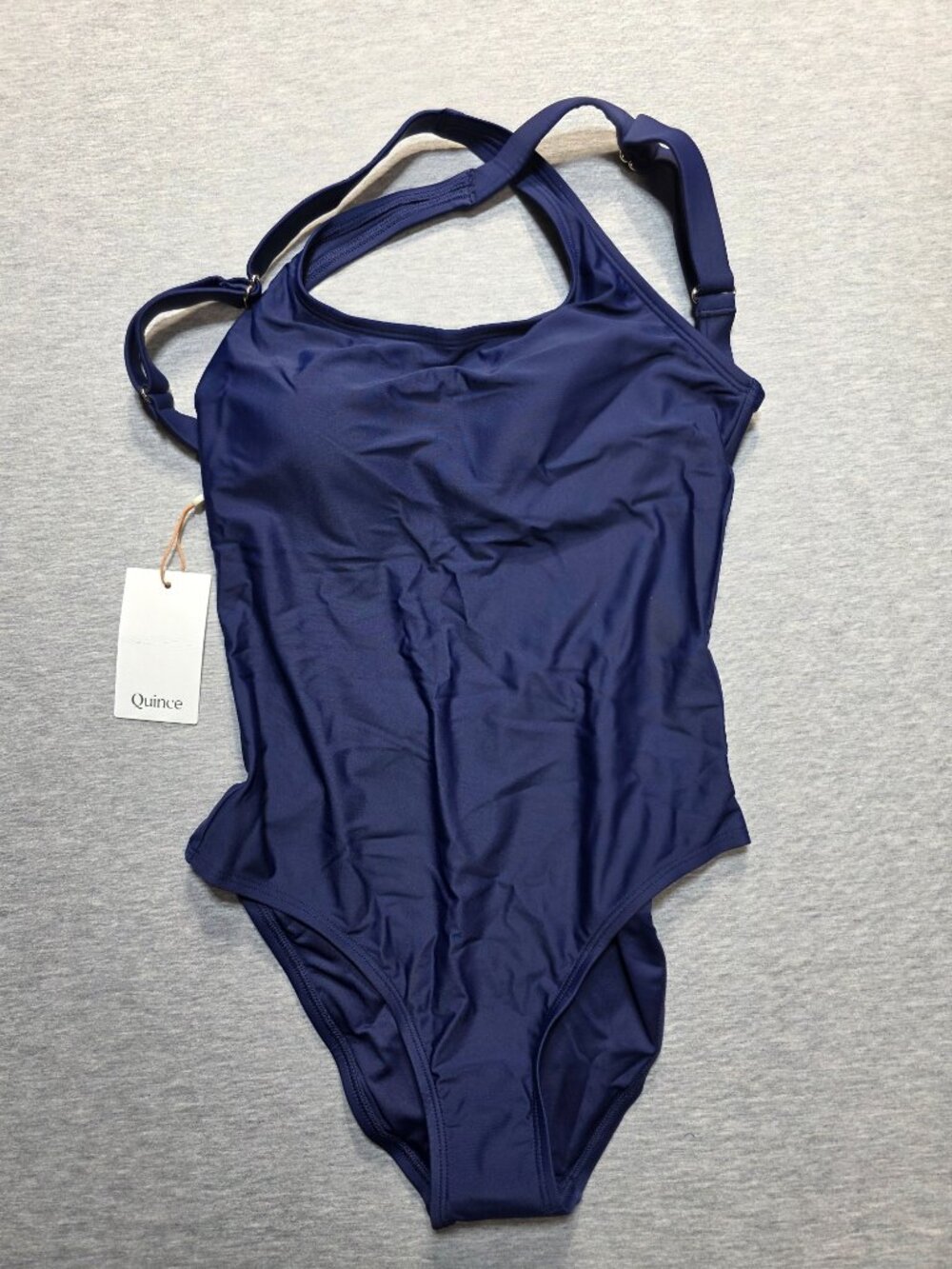 Quince Navy One-Piece Swimsuit NWT Size Small